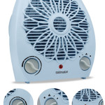 Summer Mavi 2000 Watt Isıya Dayanıklı Sıcak Ilık Soğuk Devrilme Emniyetli Isıtıcı Fan