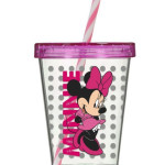 Lisanslı Minnie Mouse Pipetli Bardak