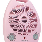 Sahra Pembe 2000 Watt Isıya Dayanıklı Sıcak Ilık Soğuk Devrilme Emniyetli Isıtıcı Fan