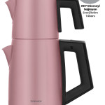 Hoşsefa Gül Kurusu 2200 Watt Paslanmaz Damlatmayan Çelik Çay Makinesi Ve Su Isıtıcısı