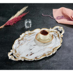 Hürrem Luxury Tray Marble Pattern