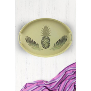 Authentic Tray With Pineapple Pattern 30 X 43 cm