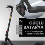 Garantili Katlanır Patlamaz Lastik Elektrikli Scooter