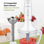 Twinmix 1000 Watt Güçlü Motor Turbo Hız Ayarlı Blender Set Beyaz