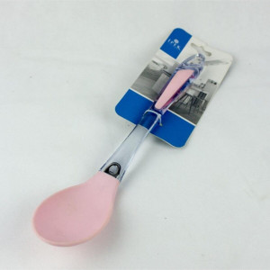 Pink Silicone Serving Spoon