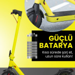 Patlamaz Lastik Garantili Katlanır Elektrikli Scooter