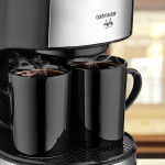 Ömrüm Yıkanabilir Filtreli Çift Kupalı Özel Demlemeli Filtre Kahve Makinesi