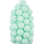 Bubble Pop Mint Kare Top Havuzu-mint/beyaz/şeffaf/gri