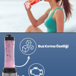 Mix Up Buz Kırma Özellikli Paslanmaz Çelik Bıçaklı Kişisel Smoothie Blender