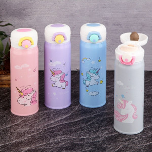 Stainless Steel Unicorn Canteen 500 Ml - Pink