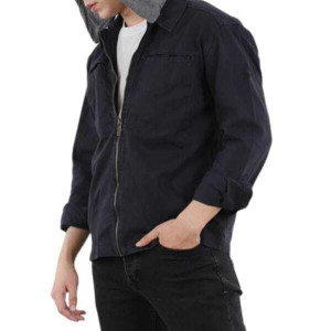 Мужская толстовка со съемным карманом на молнии, сезонное пальто F6038