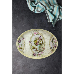 Authentic Oval Tray 30 X 43 Cm