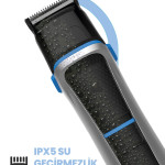 Suit IPX5 Su Geçirmez Özellikli Manyetik Şarjlı Standlı 16 in 1 Erkek Bakım Seti