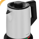 Hoşsefa İnci Beyazı 2200 Watt Paslanmaz Damlatmayan Çelik Çay Makinesi Ve Su Isıtıcısı