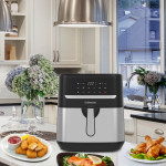 Goodfry 1800w 9,2 Litre 3xl Dev Hazneli Dokunmatik 10 Ön Ayarlı Airfryer Yağsız Sıcak Hava Fritözü