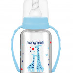 Hanymish Kulplu Doğal Cam Biberon 125 ml