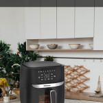 Bella 1700w Xl Dokunmatik Cam Kapaklı Aydınlatmalı 3kg Tartı Fonksiyonlu Airfryer Sıcak Hava Fritözü