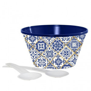 Large Bowl with 4.6 Lt Patterned Spoon