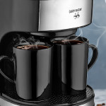 Colombia Yıkanabilir Filtreli Çift Kupalı Filtre Kahve Makinesi