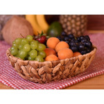 Wicker Oval Presentation Basket 25x19.5x7.5 Cm