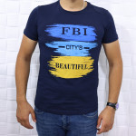 T-shirt 5147 Bisiklet Yaka Baskılı