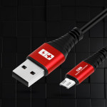 Micro Usb Fast Charging Data Transfer Cable 1 M Black