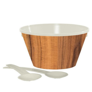 Large Bowl with 4.6 Lt Patterned Spoon