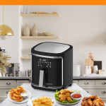 Presta 7 Litre Geniş Hazneli XXL Dokunmatik Dinamik Airfryer Sıcak Hava Fritözü