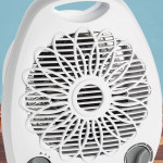 Sahra Beyaz 2000 Watt Isıya Dayanıklı Sıcak Ilık Soğuk Devrilme Emniyetli Isıtıcı Fan