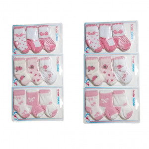 Kız Bebek Modellerinde 18 Çift Çorap