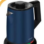 Hoşsefa Ege Mavisi 2200 Watt Paslanmaz Damlatmayan Çelik Çay Makinesi Ve Su Isıtıcısı
