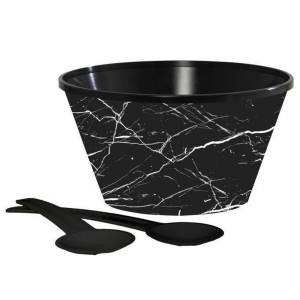 Large Bowl with 4.6 Lt Patterned Spoon