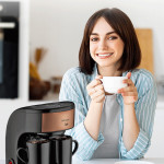 Altıntelve Yıkanabilir Ve Temizlenebilir Filtreli Çift Kupalı Filtre Kahve Makinesi