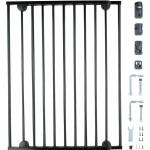 Babygo 62-102 Cm Metal Uzayan Güvenlik Kapısı Siyah