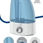 Air Therapy Ultrasonik Sessiz 3,7 L Su Tankı 12 Saat Kesintisiz Buhar Veren Hava Nemlendirme Cihazı