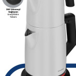 Dore Inci Beyazı Xl 2200 Watt Patentli Paslanmaz Çelik Çay Makinesi Ve Su Isıtıcısı