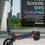 Ön Ve Arka Çift Süspansiyonlu Çift Motorlu 1600w Katlanabilir Elektrikli Scooter