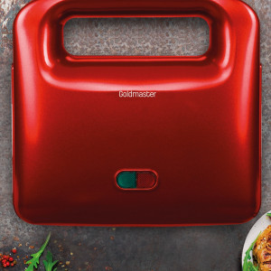 Nice 750 W Isınmaya Dayanıklı Tost Ve Izgara Makinesi Kırmızı