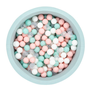 Bubble Pops Jumbo Mint Top Havuzu Pembe Beyaz Şeffaf Mint Top