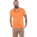 Erkek Kayısı Polo Yaka Pike Likralı Modern Kesim Kısa Kollu T-shirt F5186