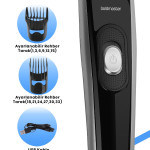 Nero Şarjlı Ayarlanabilir Paslanmaz Çelik Saç Kesme Makinesi