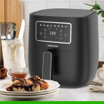 Cookblack 23 Parça Airfryer Sıcak Hava Fritöz Avantajlı Elektronik Evlilik Paketi Mutfak Çeyiz Seti