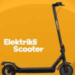 Garantili Katlanır Patlamaz Lastik Elektrikli Scooter