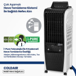 Coldair 20 L Kapasite 110 W Taşınabilir Hava Temizleyici Ve Mobil Hava Soğutucu