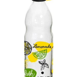 1 Lt Lemonade Desenli Boğumlu Su Şişesi