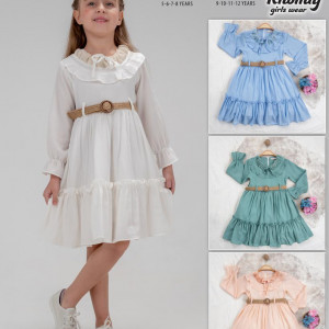 KİWİLAY COLLECTİON  GRİLS WEAR  (4706)  5-6-7-8 YEARS