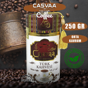 Casvaa Coffee Türk Kahvesi 250 Gr Silindir Kutu